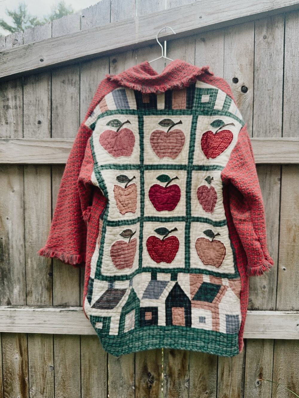 the september coat | fall apple school tapestry jacket | fall quilted jacket